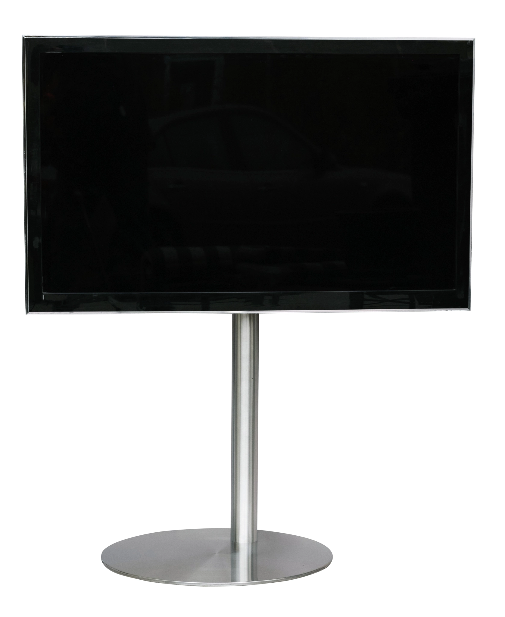 Sinox StandView TV-gulvmontering med roterbar topp. 26"-65". Alu-finish