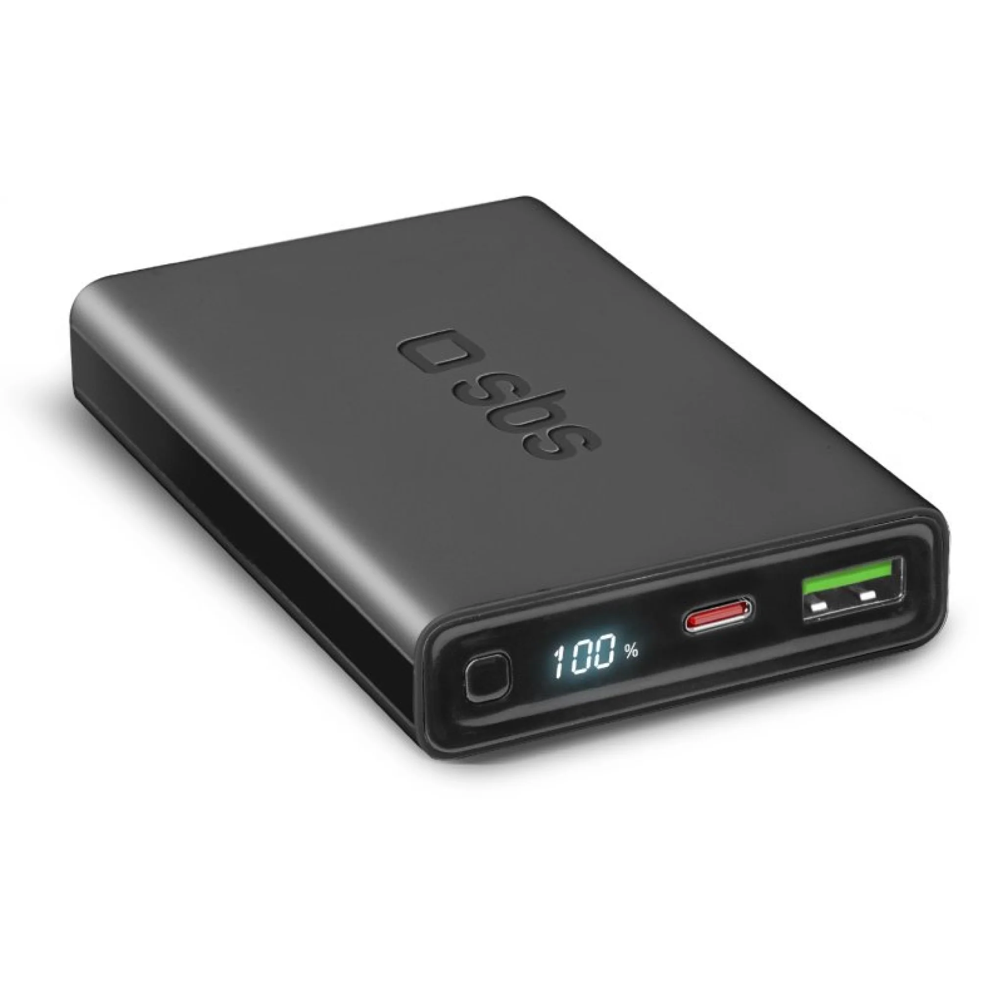 SBS Power Bank 10,000 mAh. Black