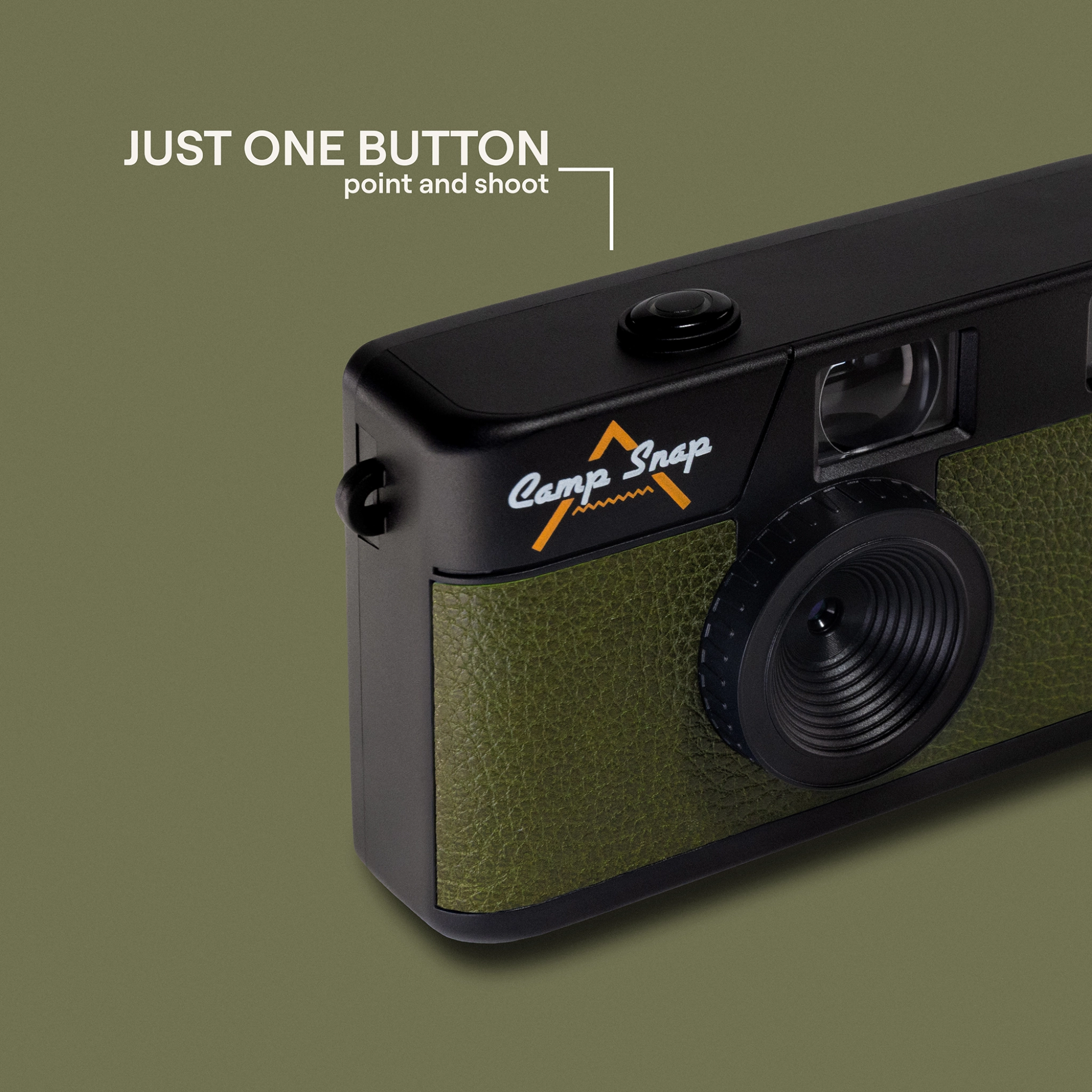 Camp Snap Camera. Forest Green