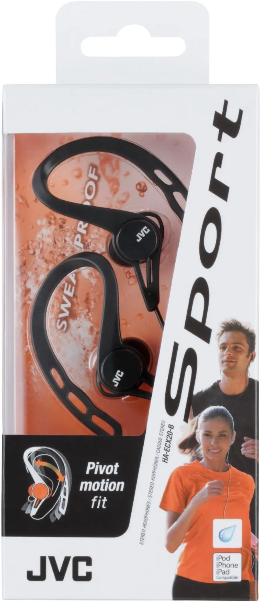 JVC In Ear Headphones for Running. Pink