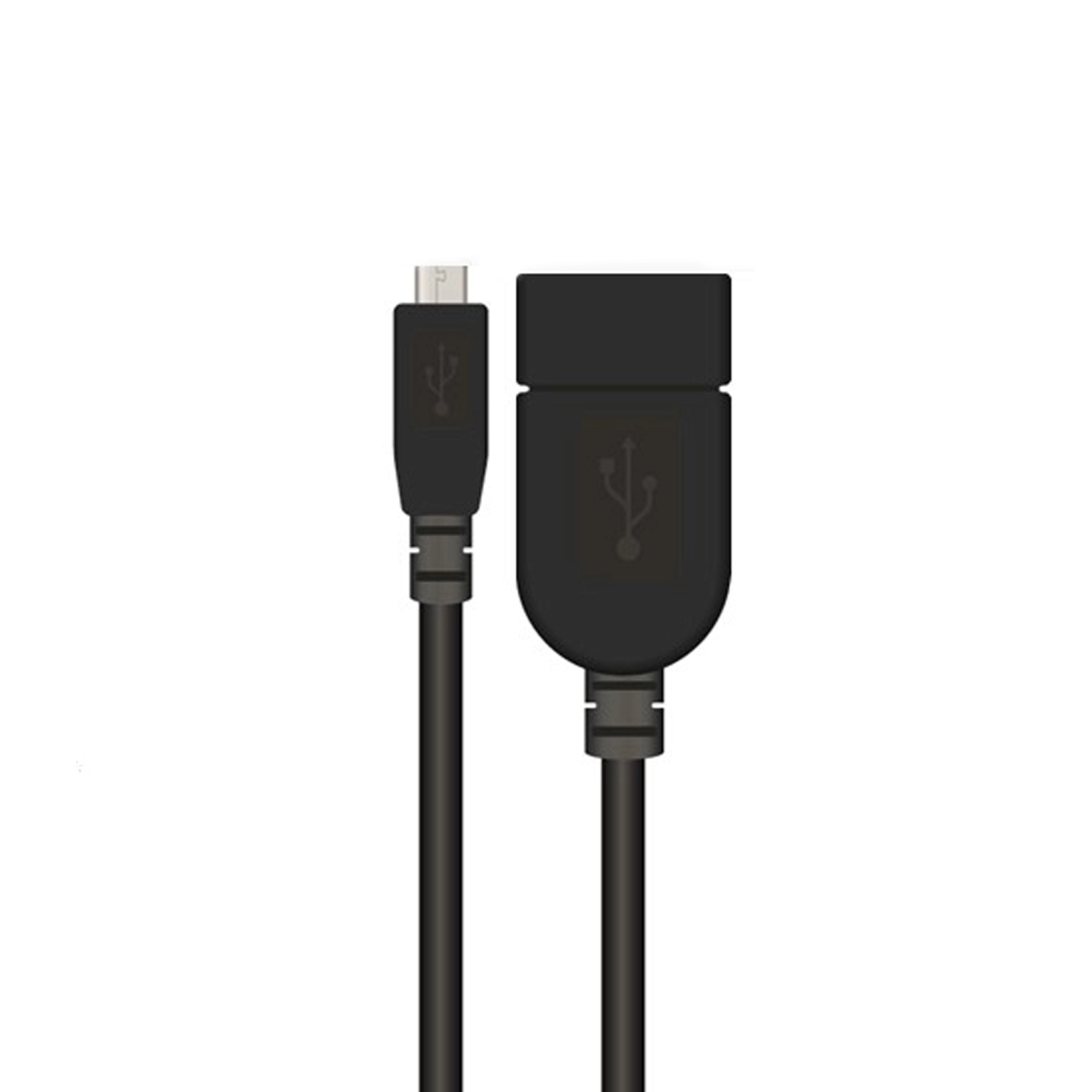 Sinox Micro USB OTG-adapter. 0.2m. Svart