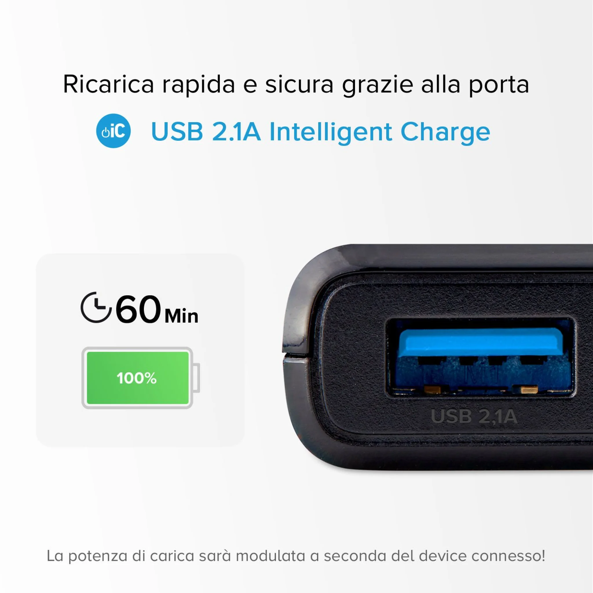 SBS Fast Charge Power Bank. 10.000 mAh. Black