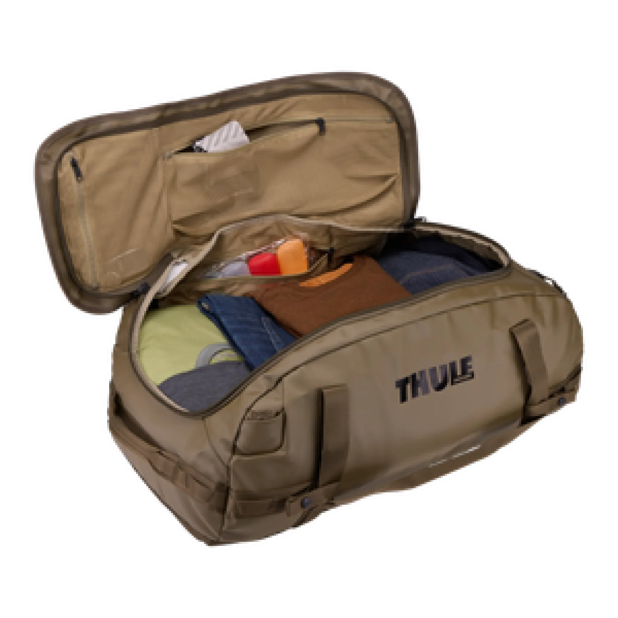 Thule Chasm 70L reiseveske. Mørk khaki