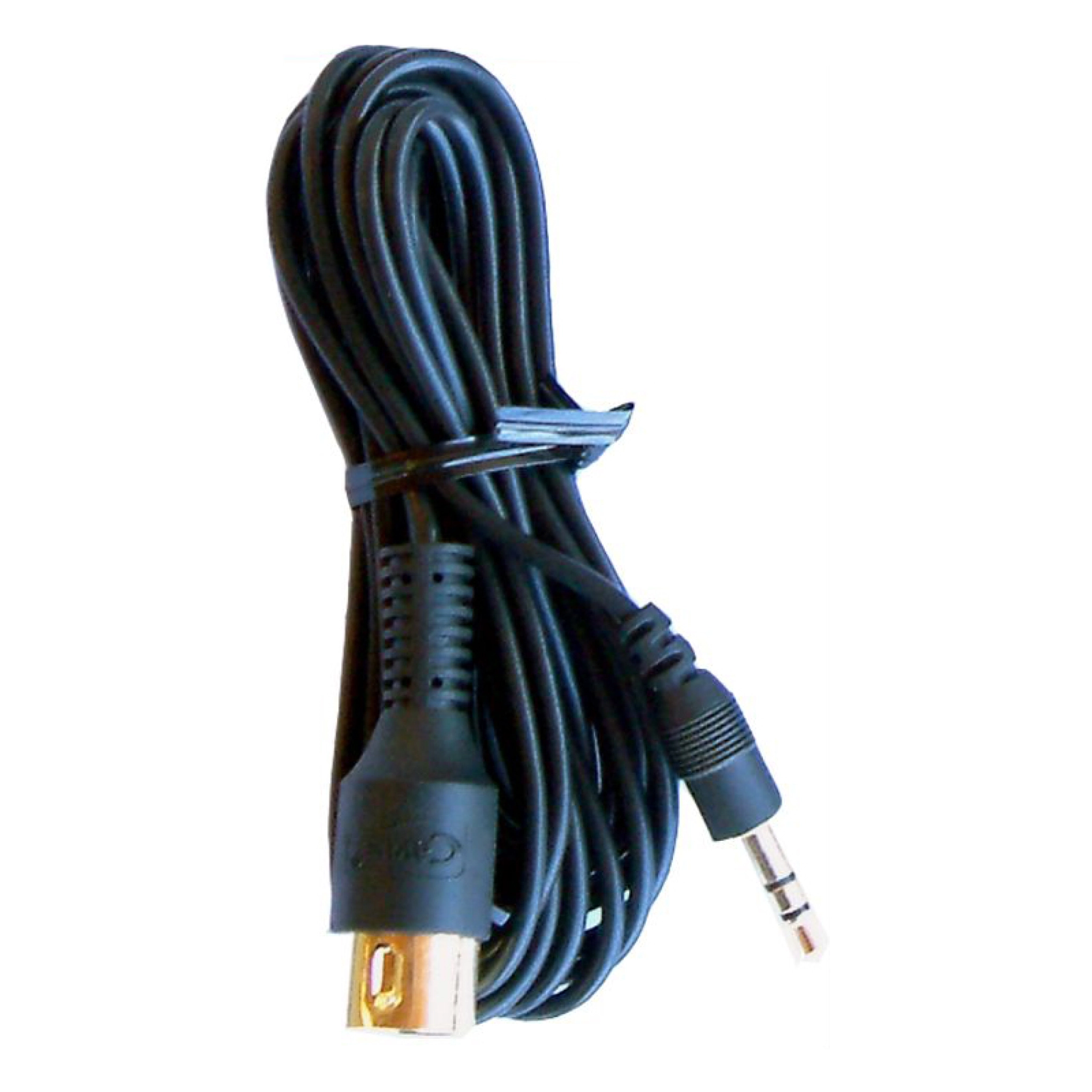 Cavus MP3-kabel. 3m. Svart