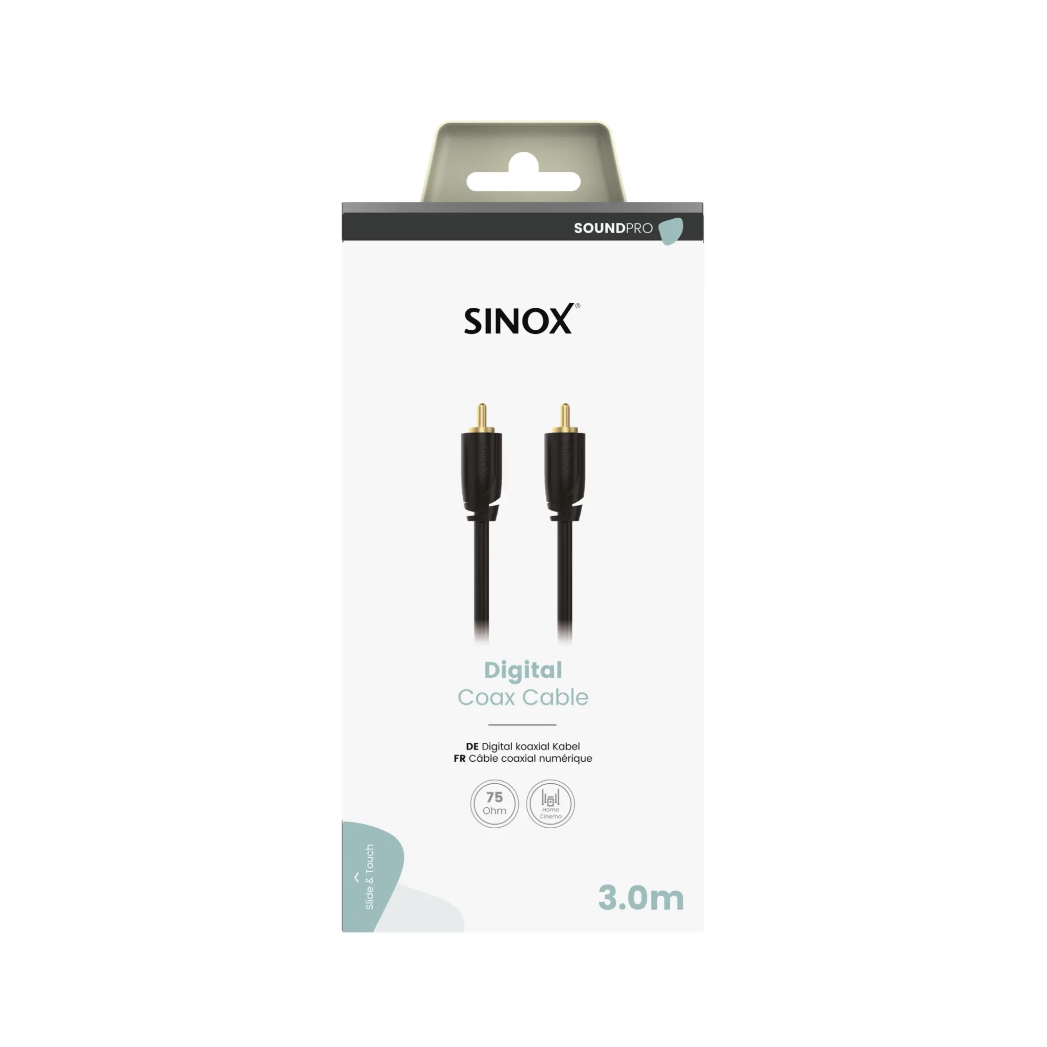 Sinox PRO Digital Coaxial Cable. 3m. Black