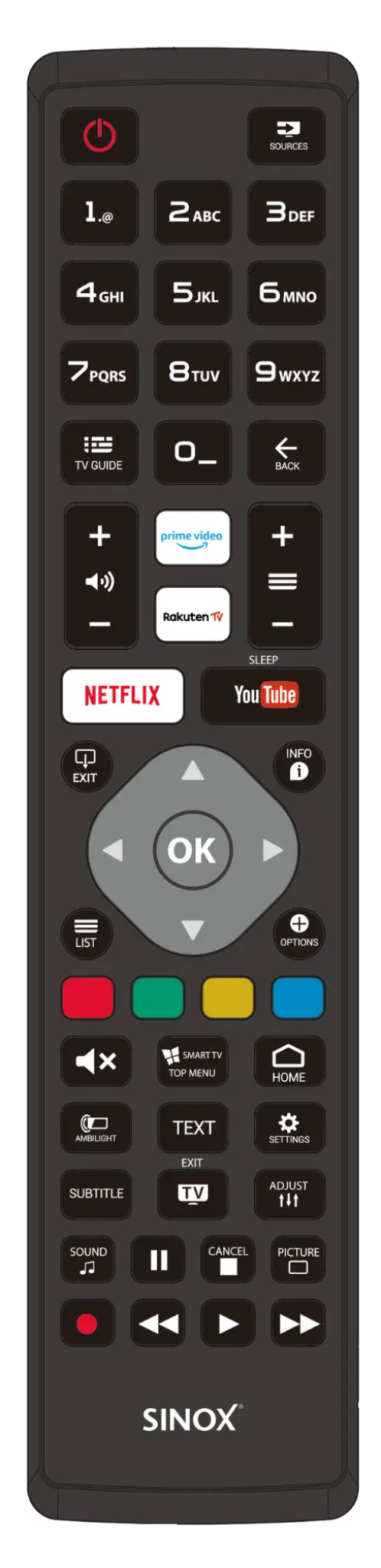 Sinox Remote Control for Philips