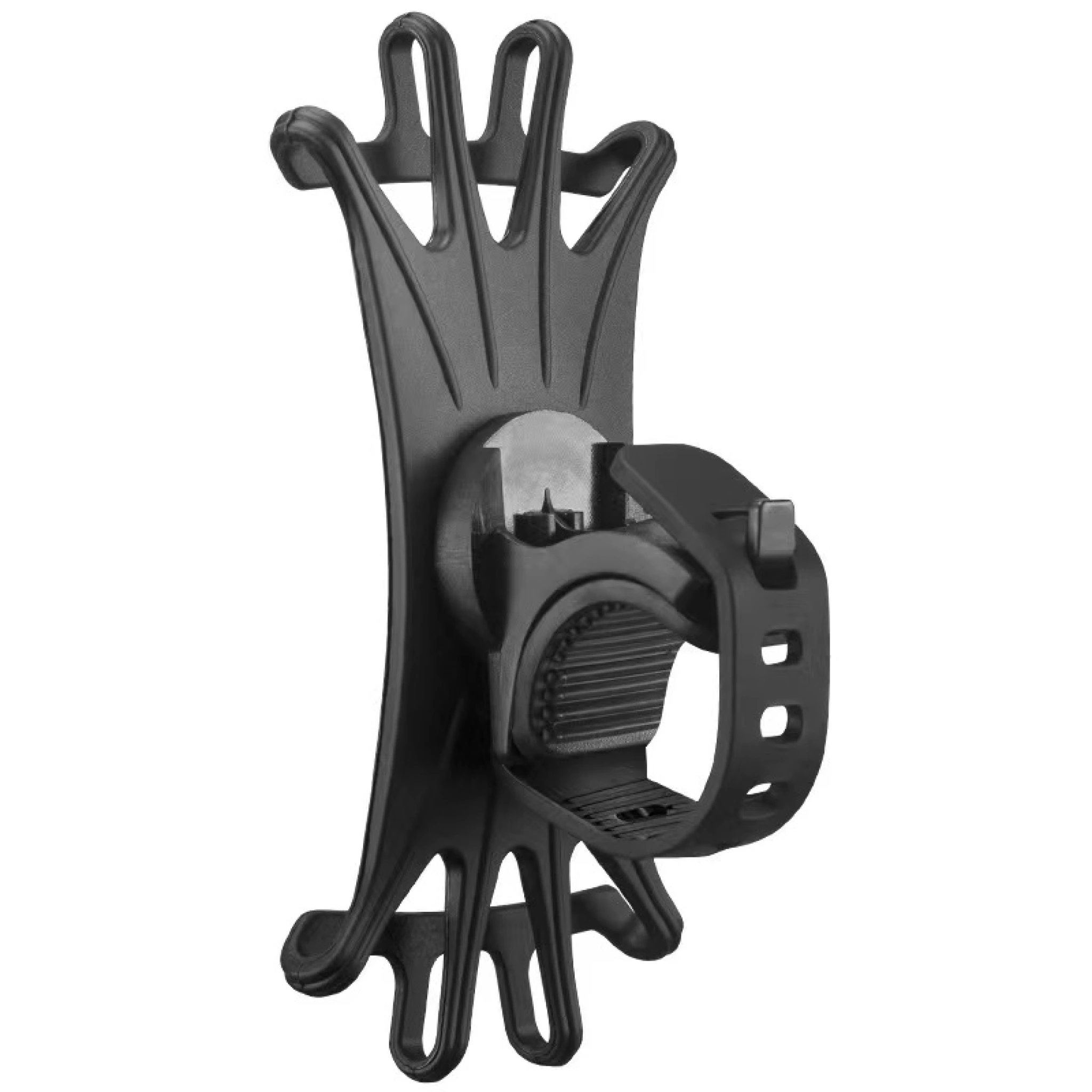 Sinox Lifestyle 360° roterbar mobiltelefonholder for sykler og sparkesykler. Svart