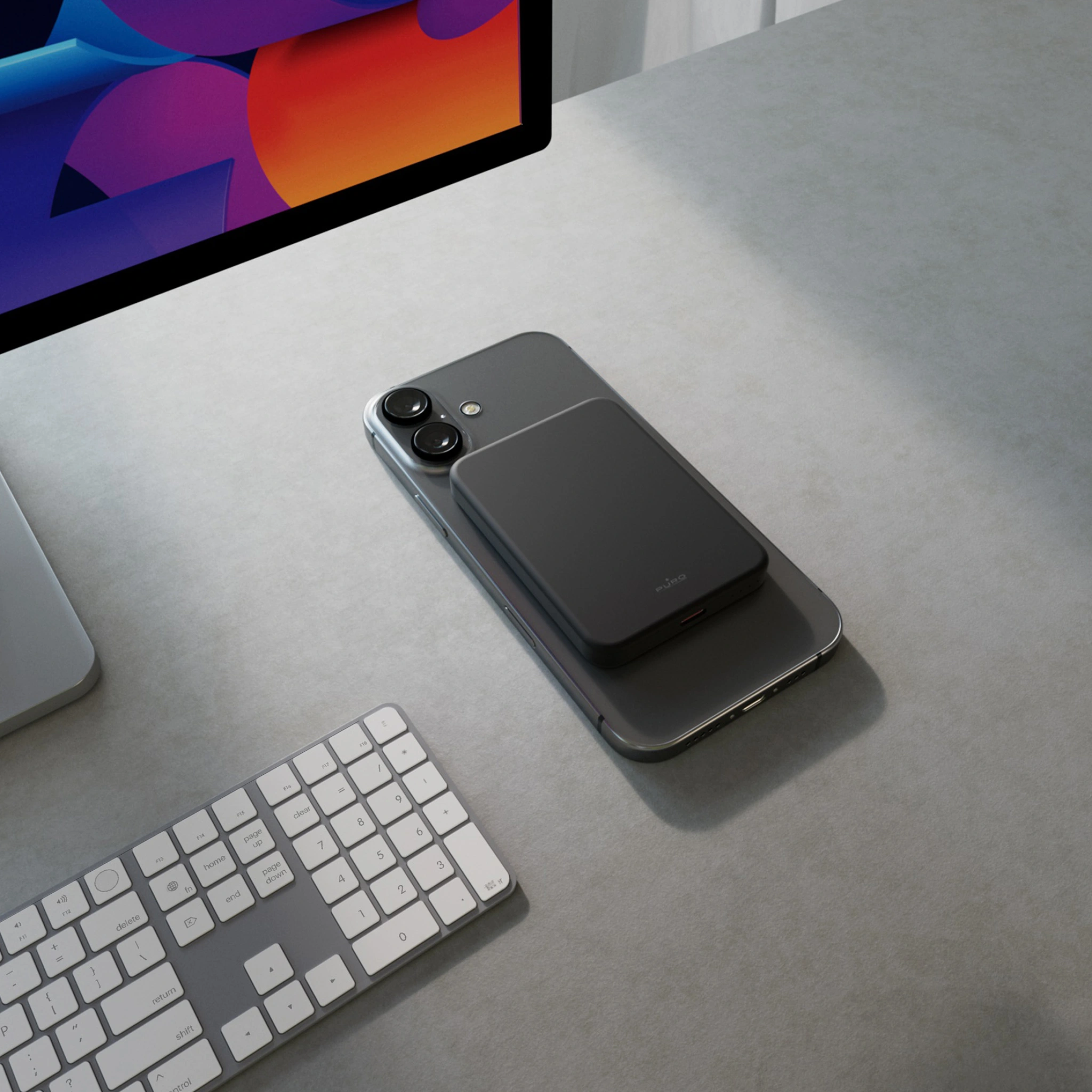 PURO Power Bank Wireless "Mini Power Mag" 4200 mAh for iPhone