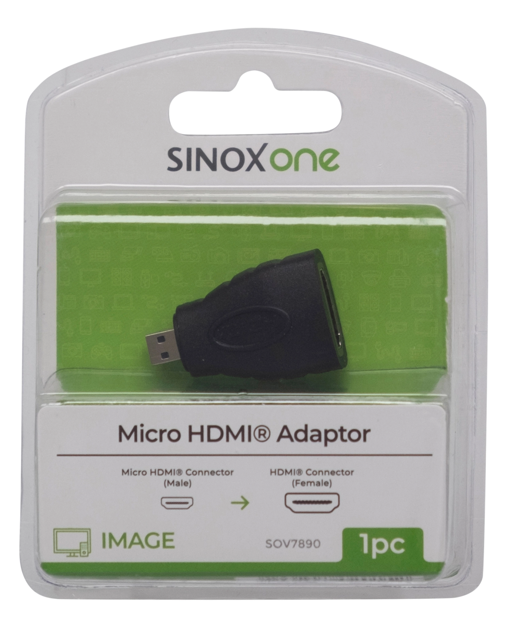 Sinox One HDMI™ adapter. Black