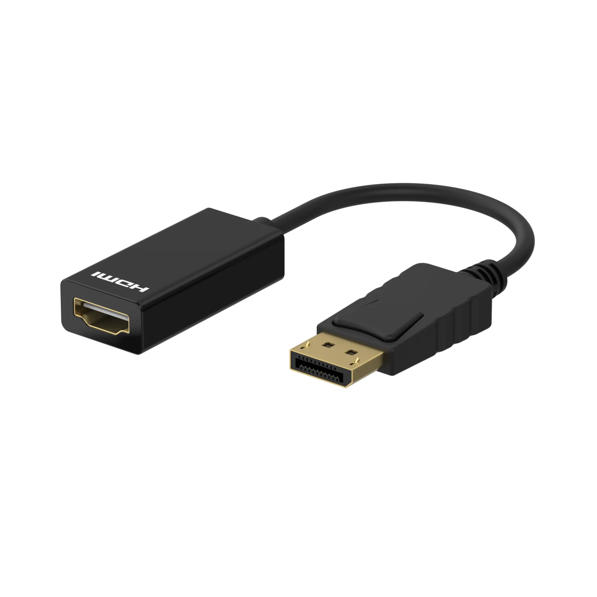 Sinox DisplayPort™-adapter. 0.1m. Svart