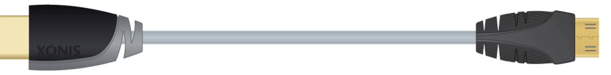 Sinox HDMI™ to Mini HDMI™ Cable. 1m. Grey/black