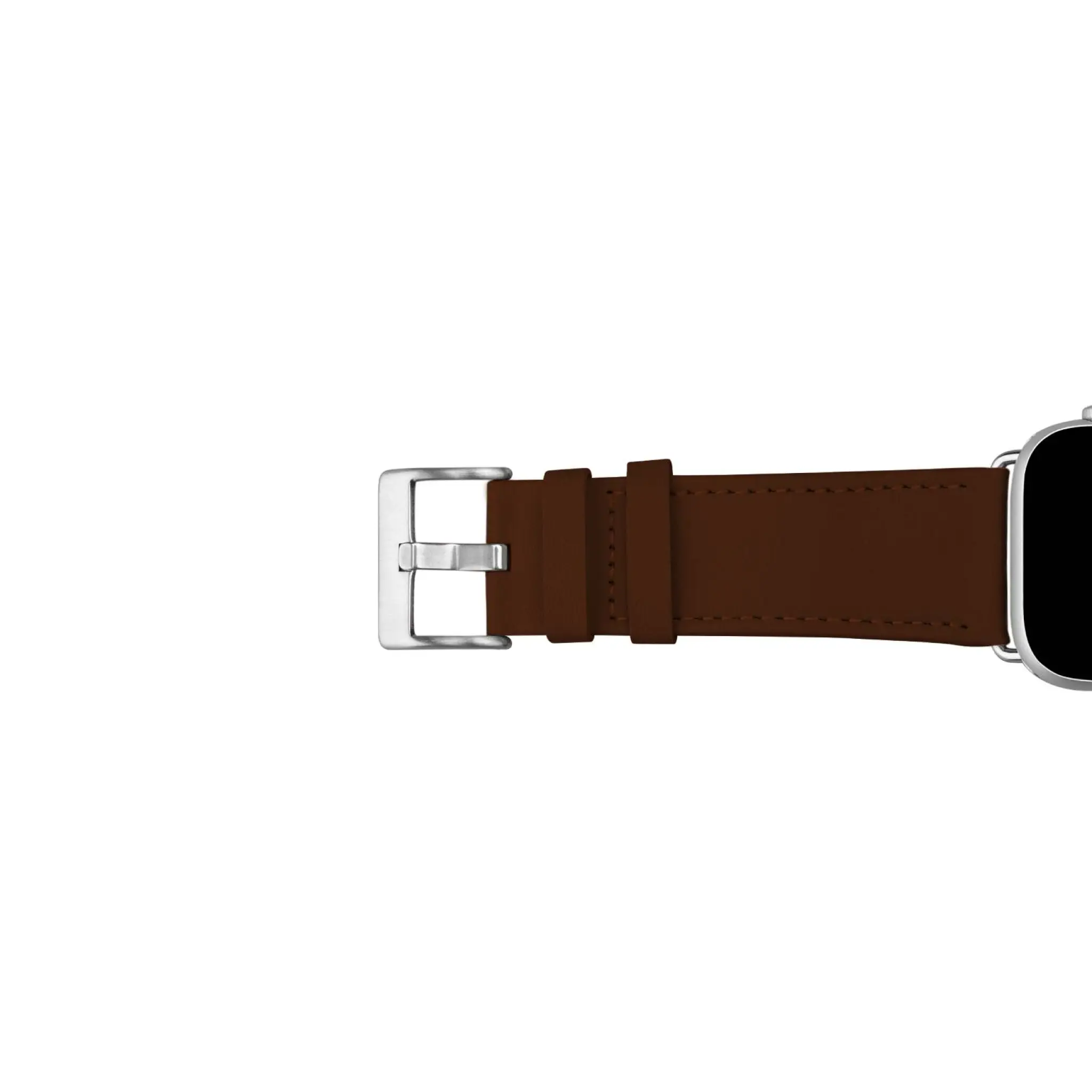 PURO E-Classic-bånd til Apple Watch. Brun