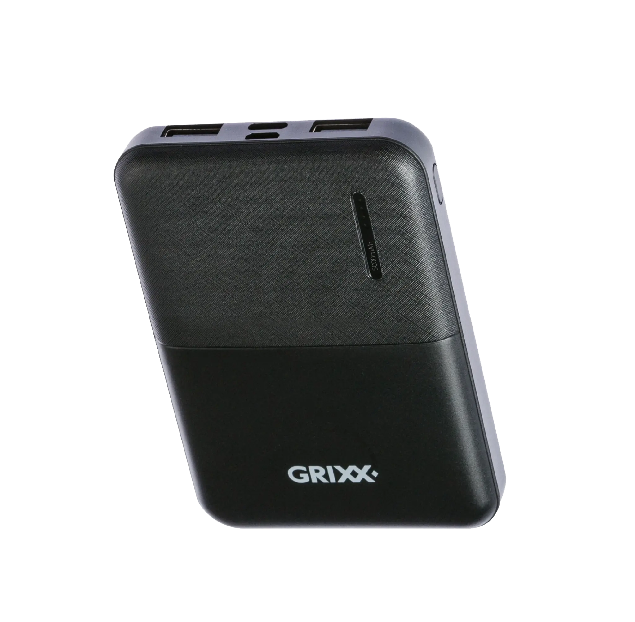 Grixx Powerbank 5.000mAh. Black