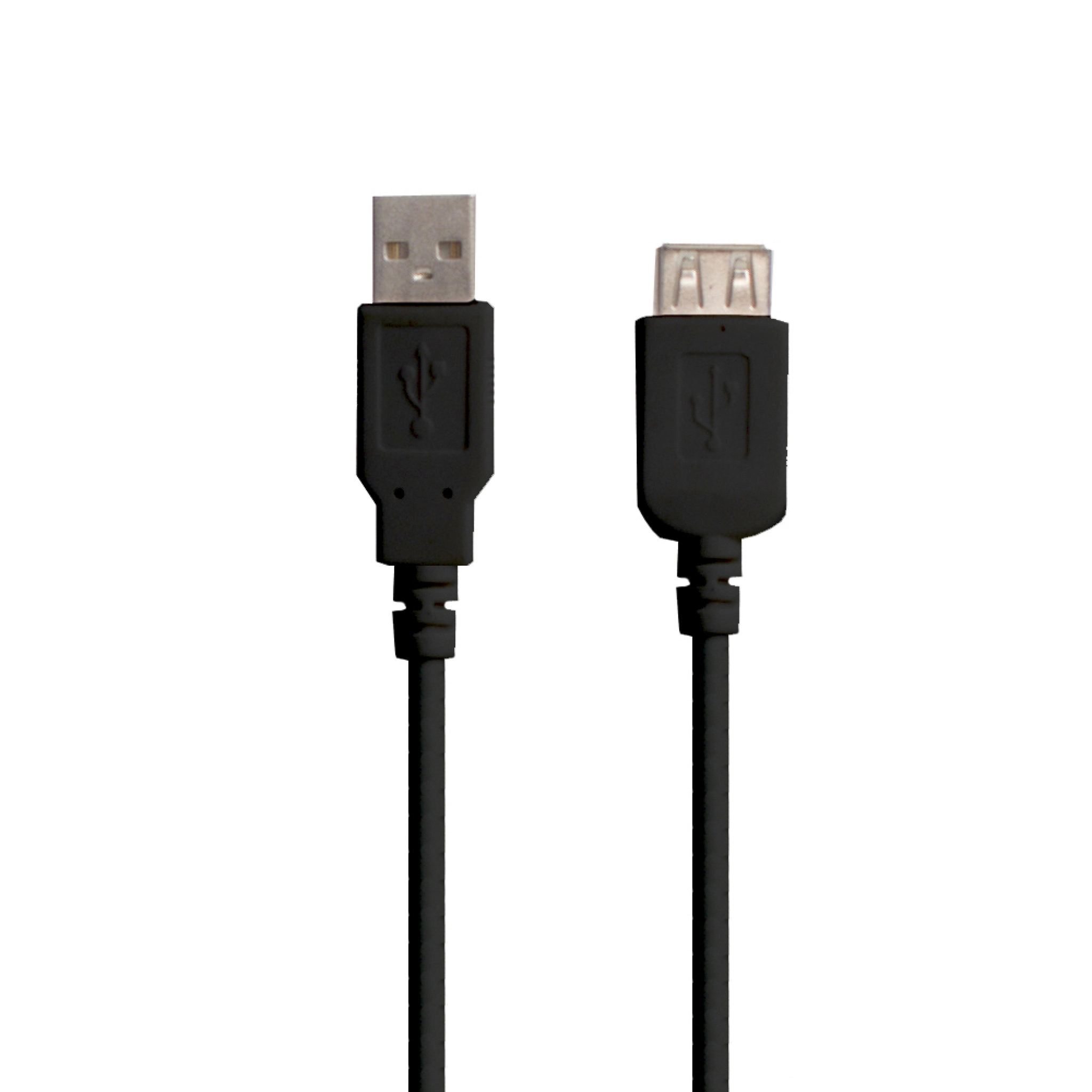 Connectech USB 3.0-forlengelseskabel. 2m. Svart