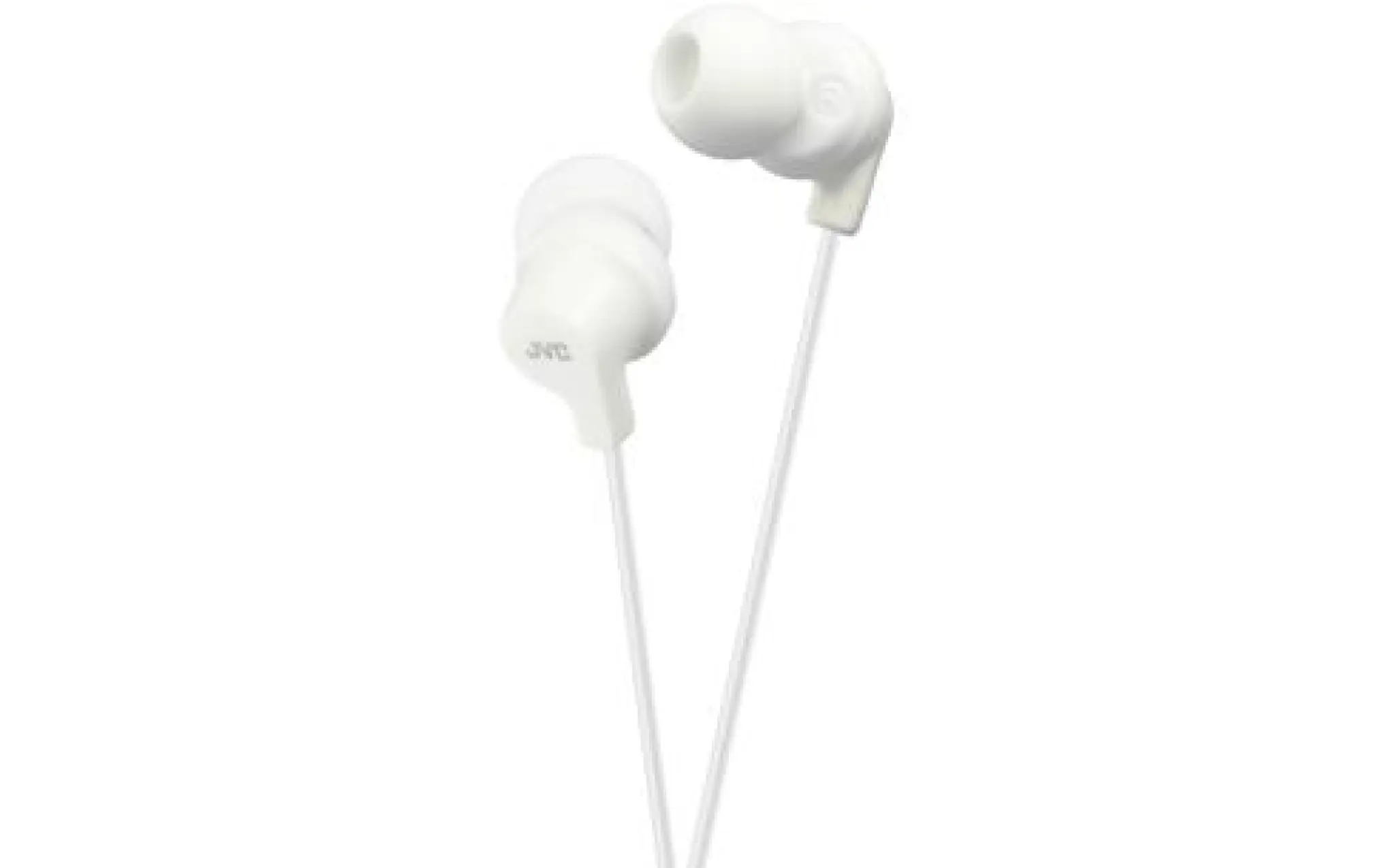 JVC Gumy In Ear Headphones. White
