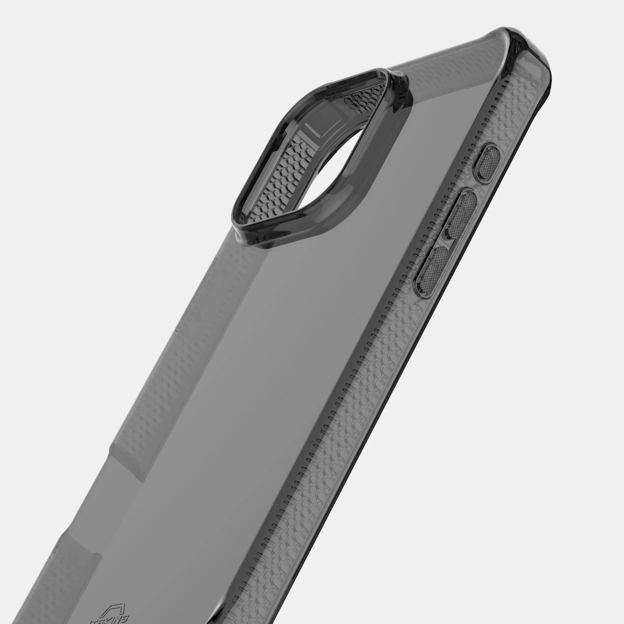 ITSKINS SPECTRUM CLEAR-deksel for iPhone 16 Pro Max®. Røyk