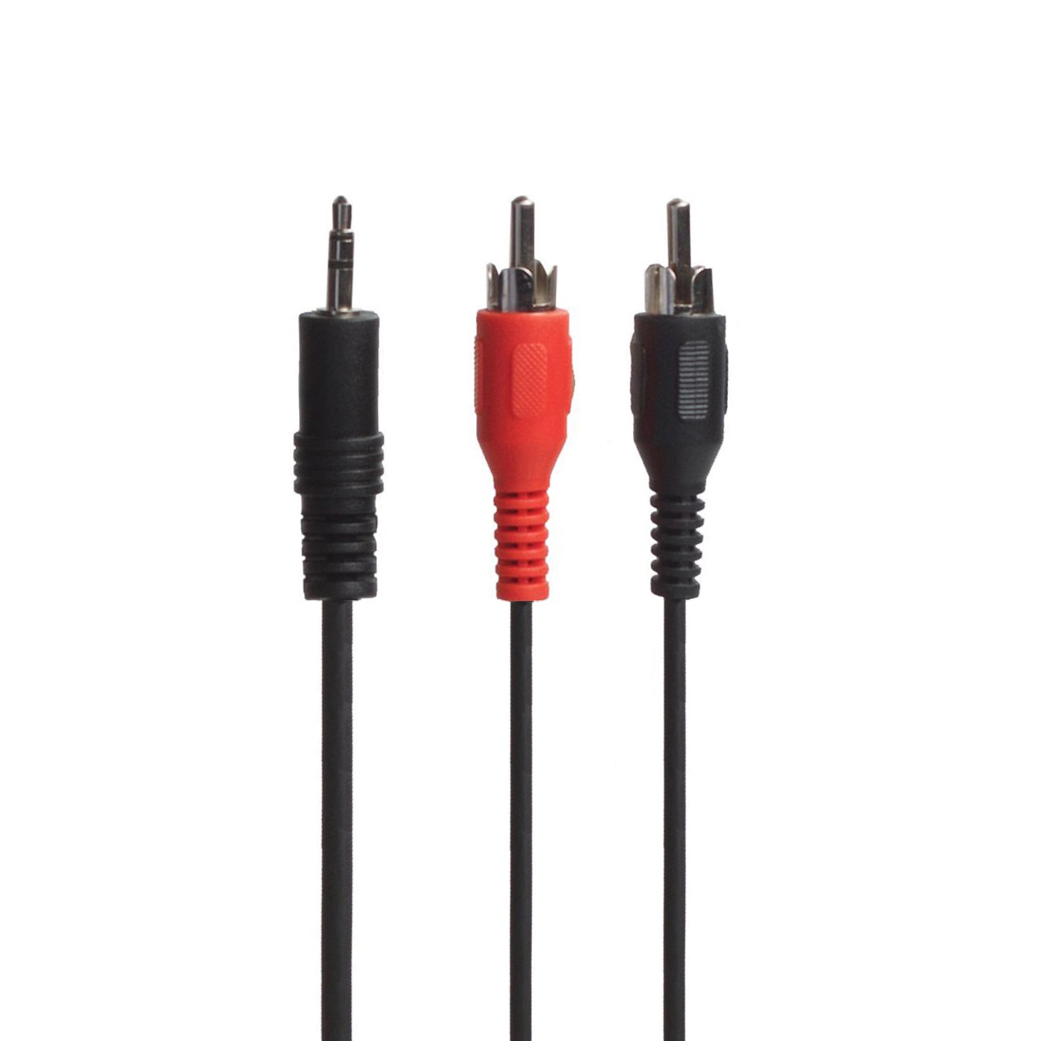 Sinox One Mini Jack to Phono Cable. 10m. Black