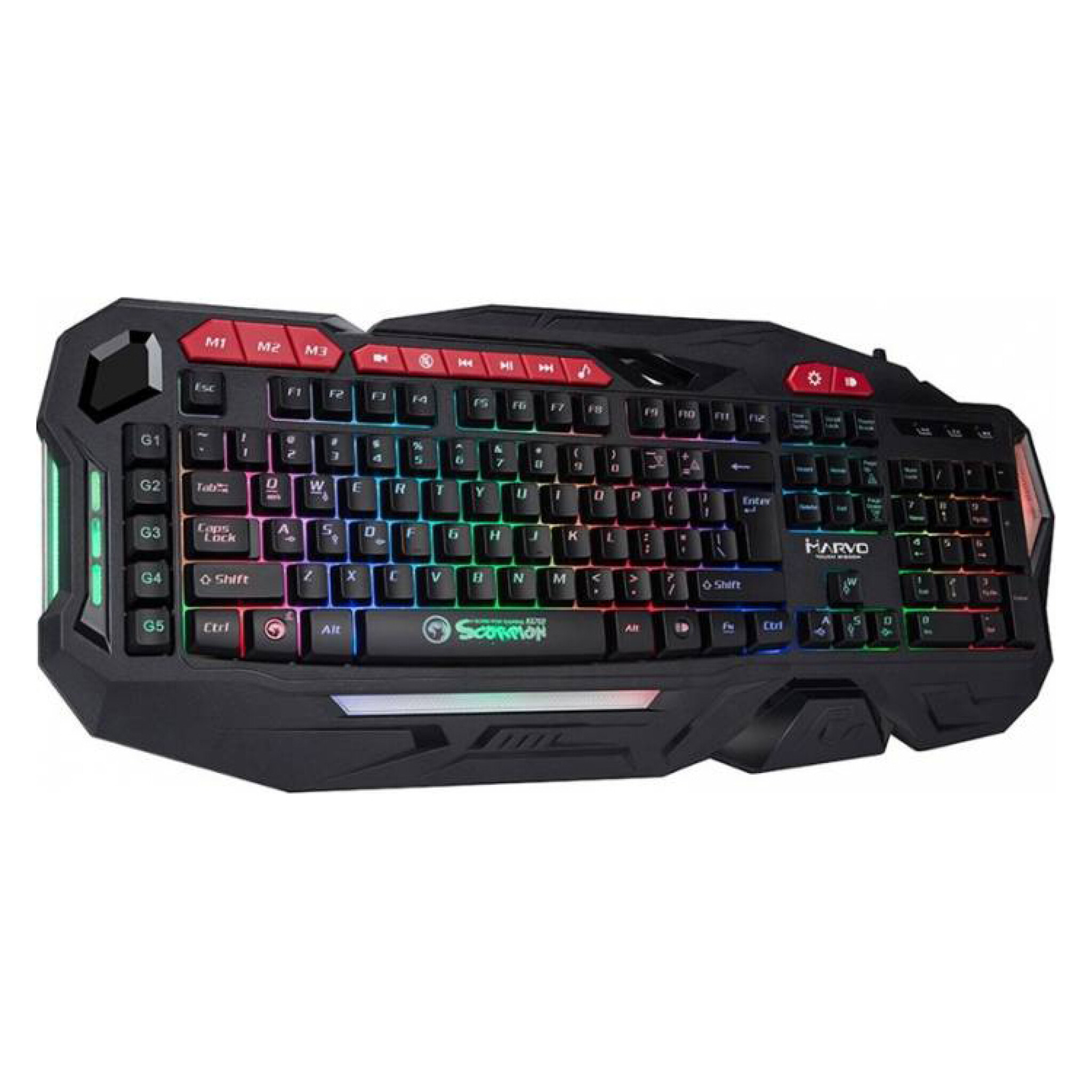 Marvo Gaming Keyboard. Nordic. Black