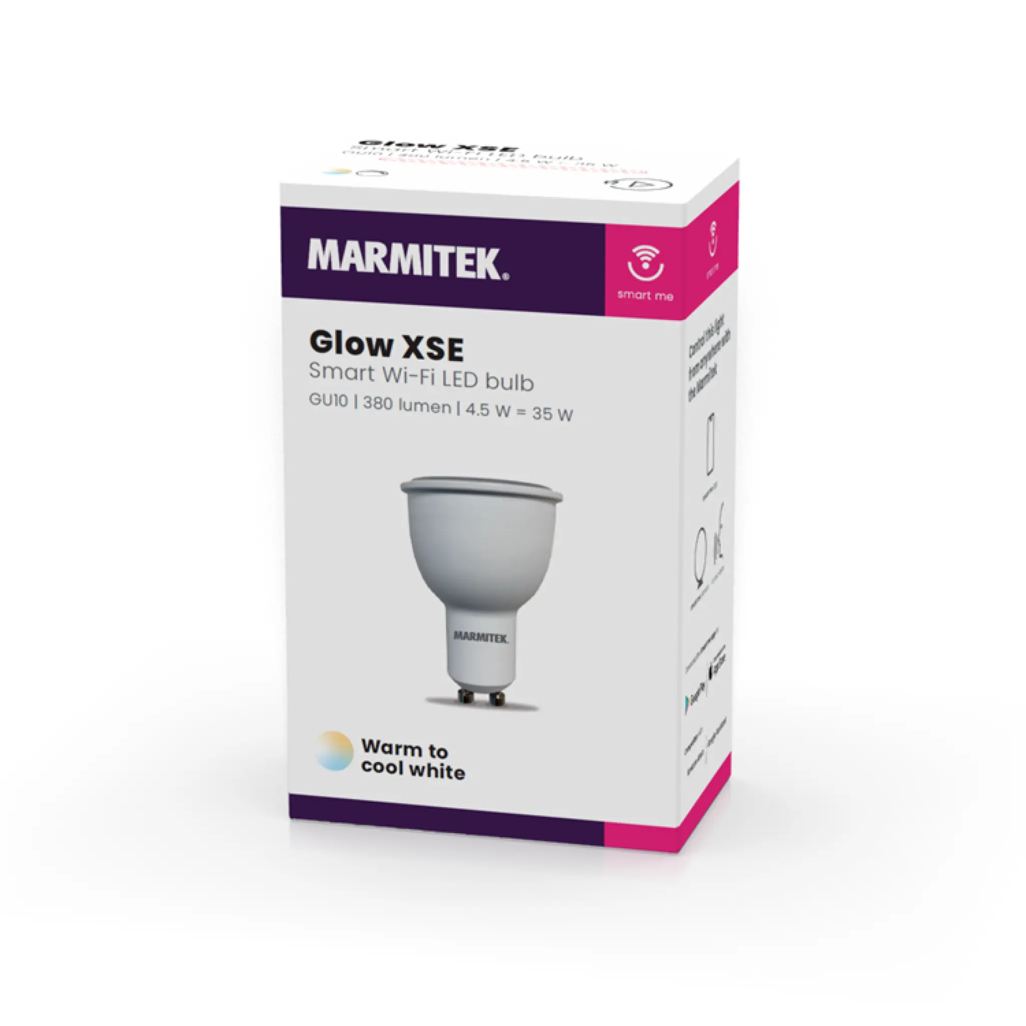 Marmitek Glow XSE. GU10. Cold to warm white