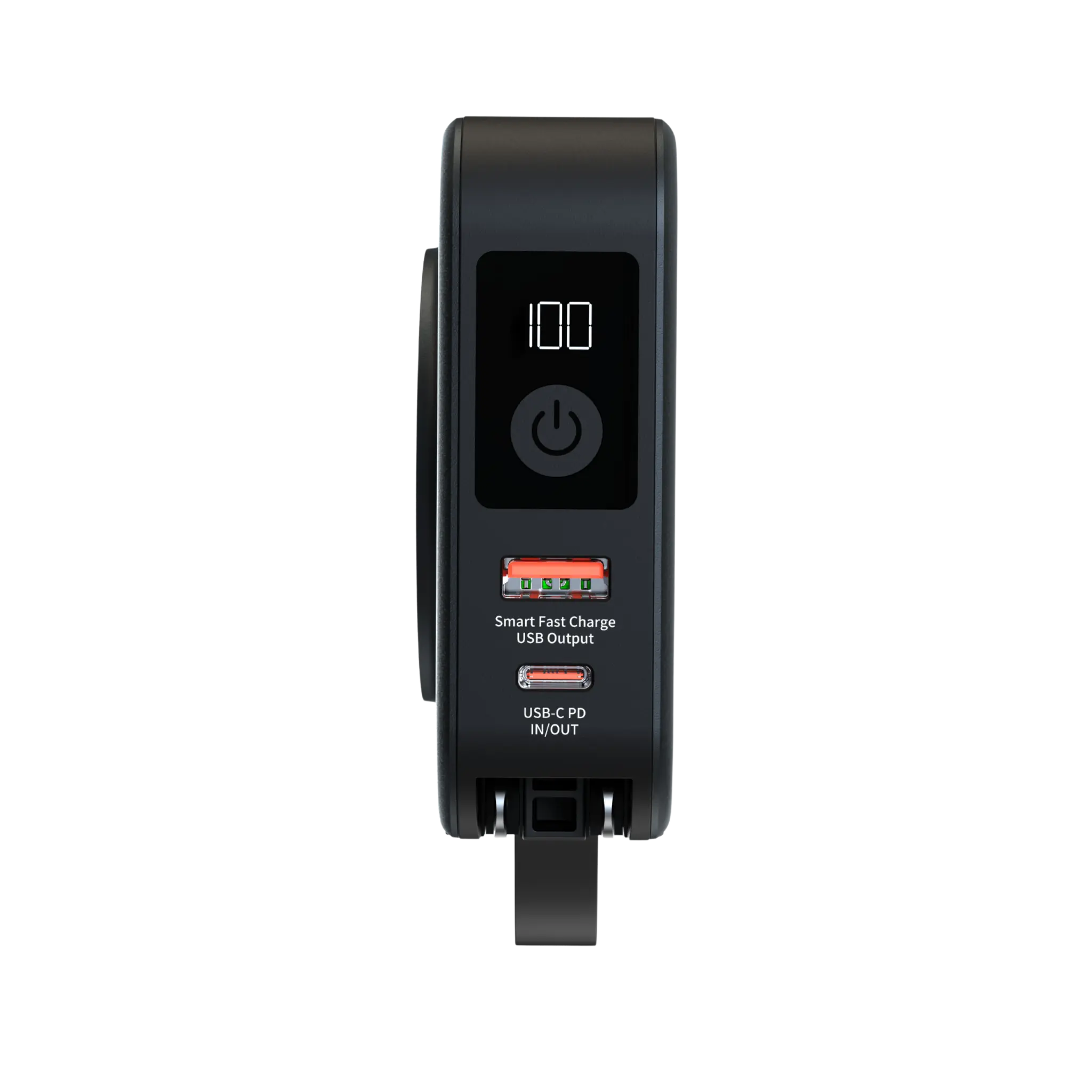 Energizer 10K magnetisk trådløs strømbank med 20W PD. Svart