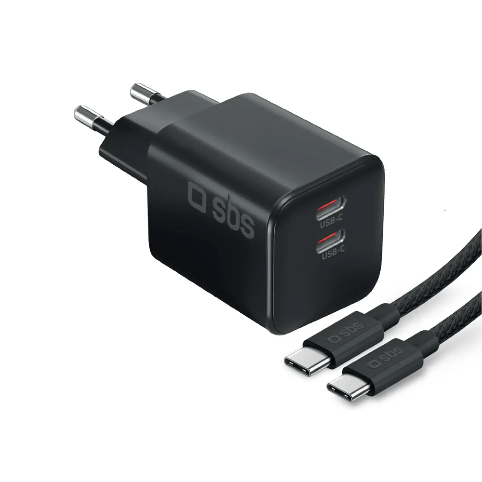 SBS-ladesett 100 W, svart