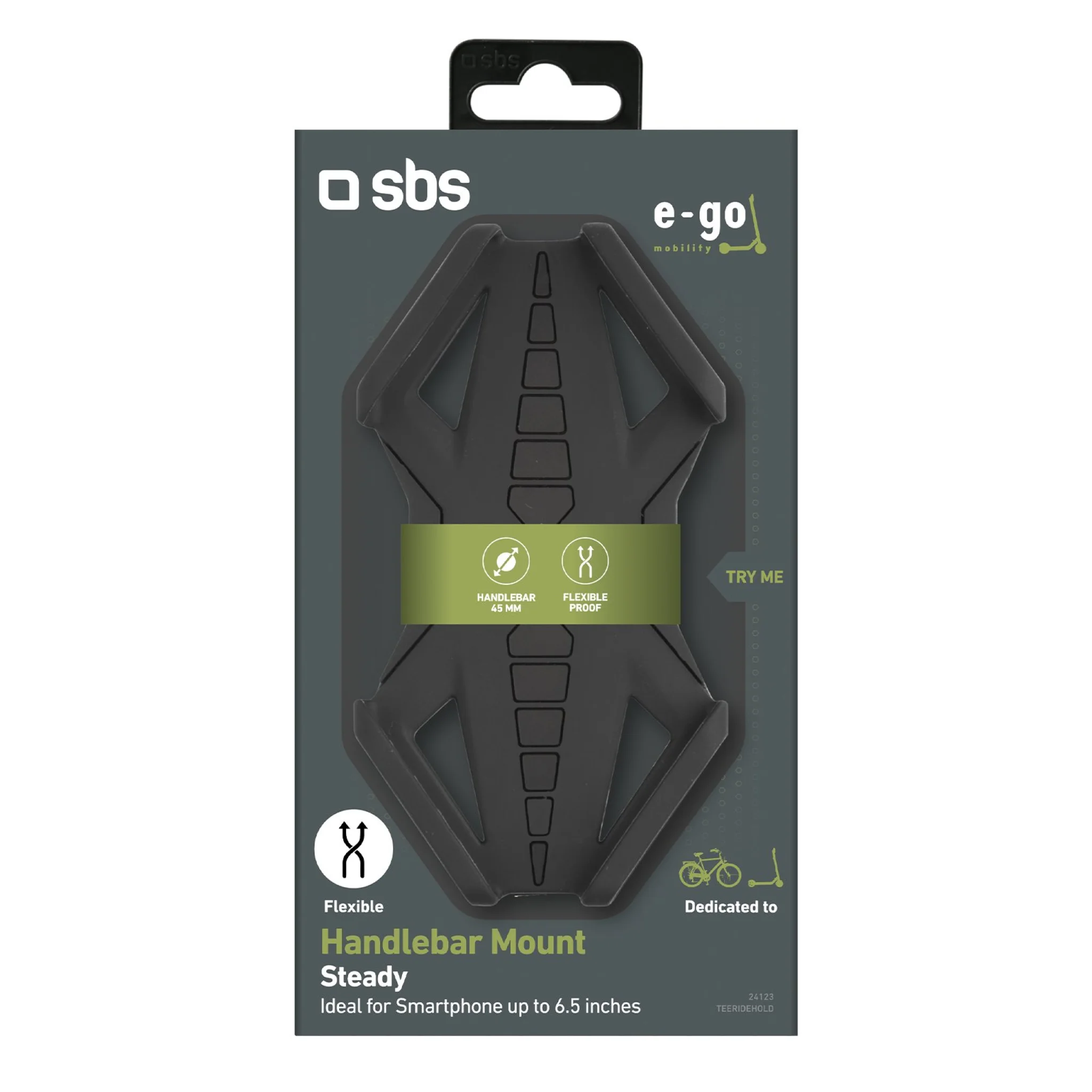 SBS Silicone Phone Holder for Bicycles, Scooters or Baby Strollers