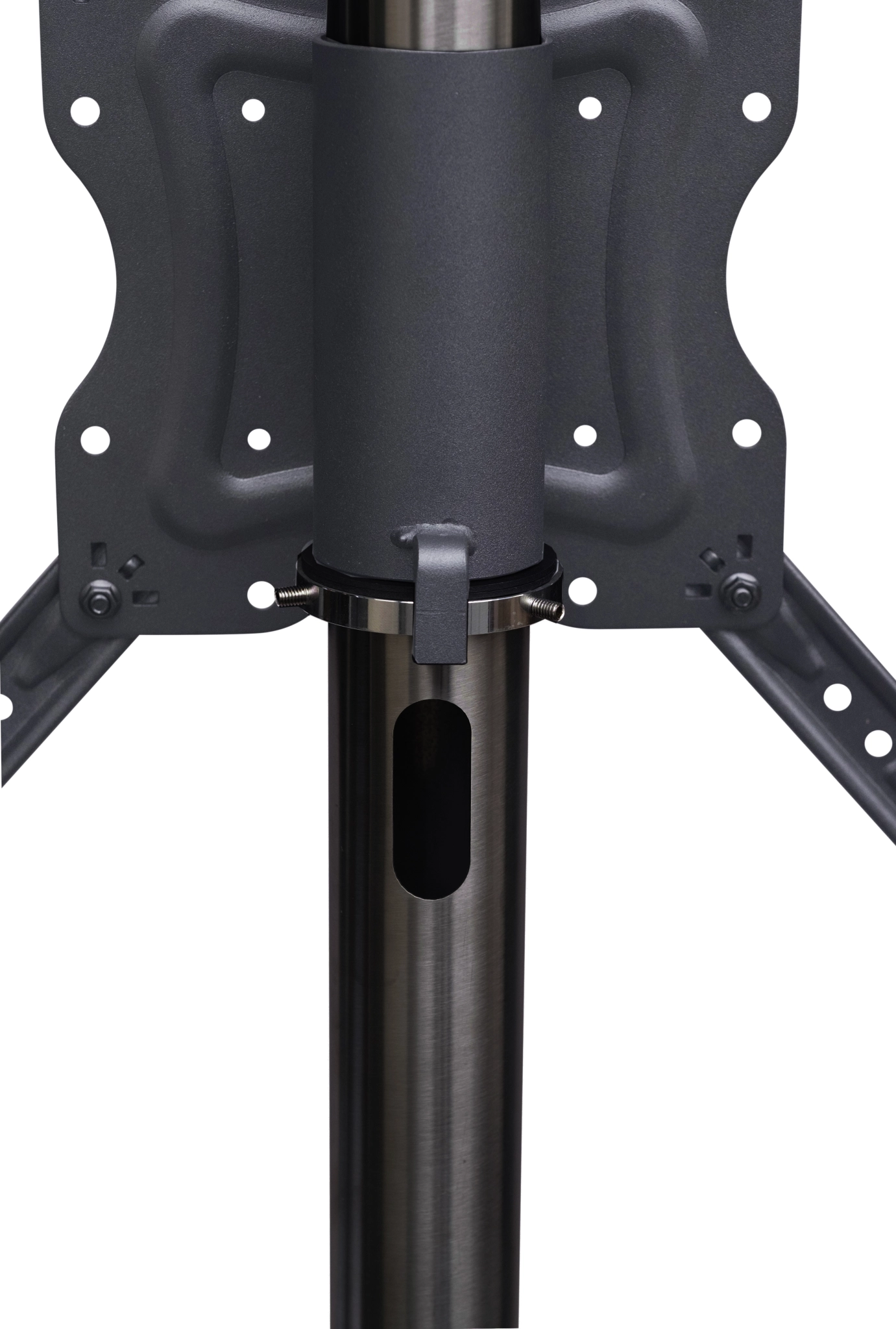 Sinox StandView TV Floor Mount with rotatable top. 26"-65". Matte black