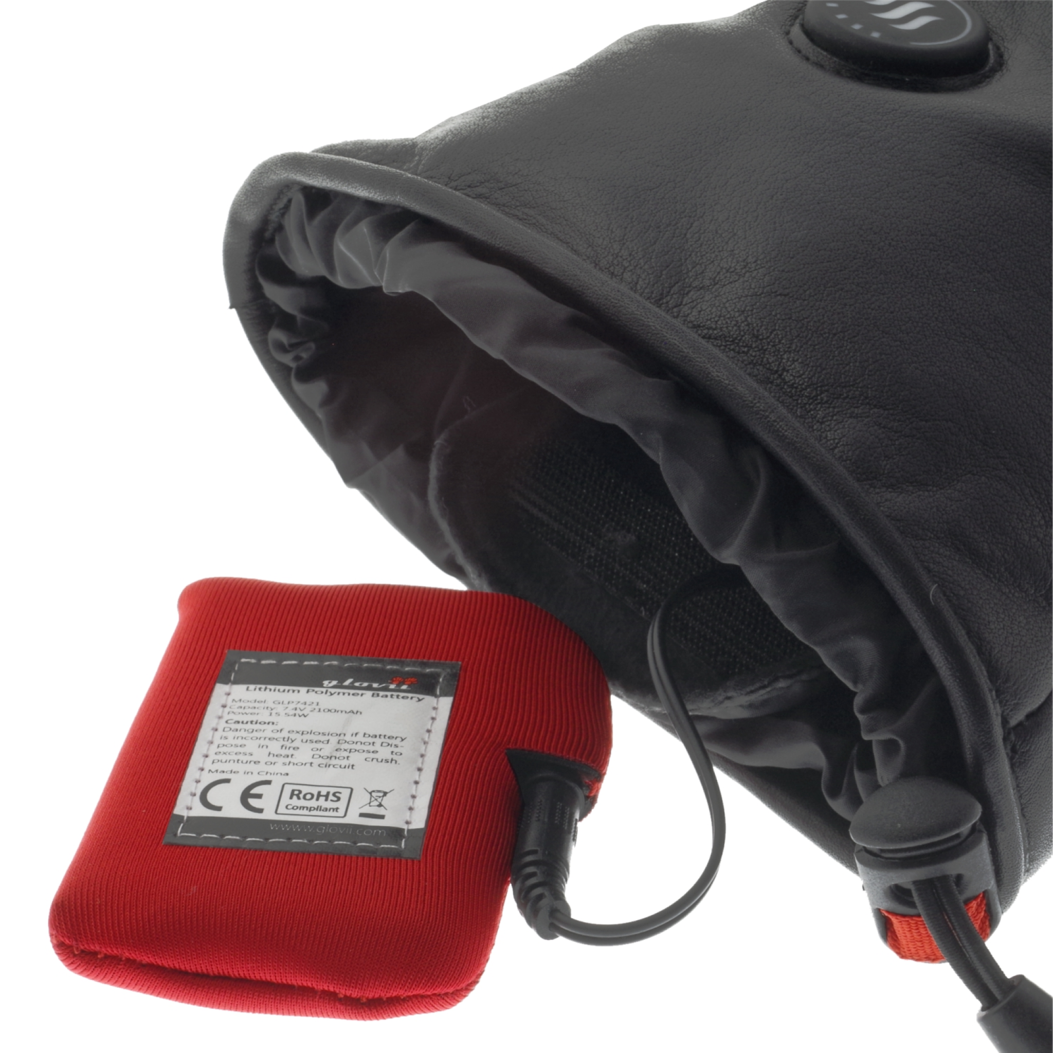 Glovii Heated Motorcycle Gloves L. Black
