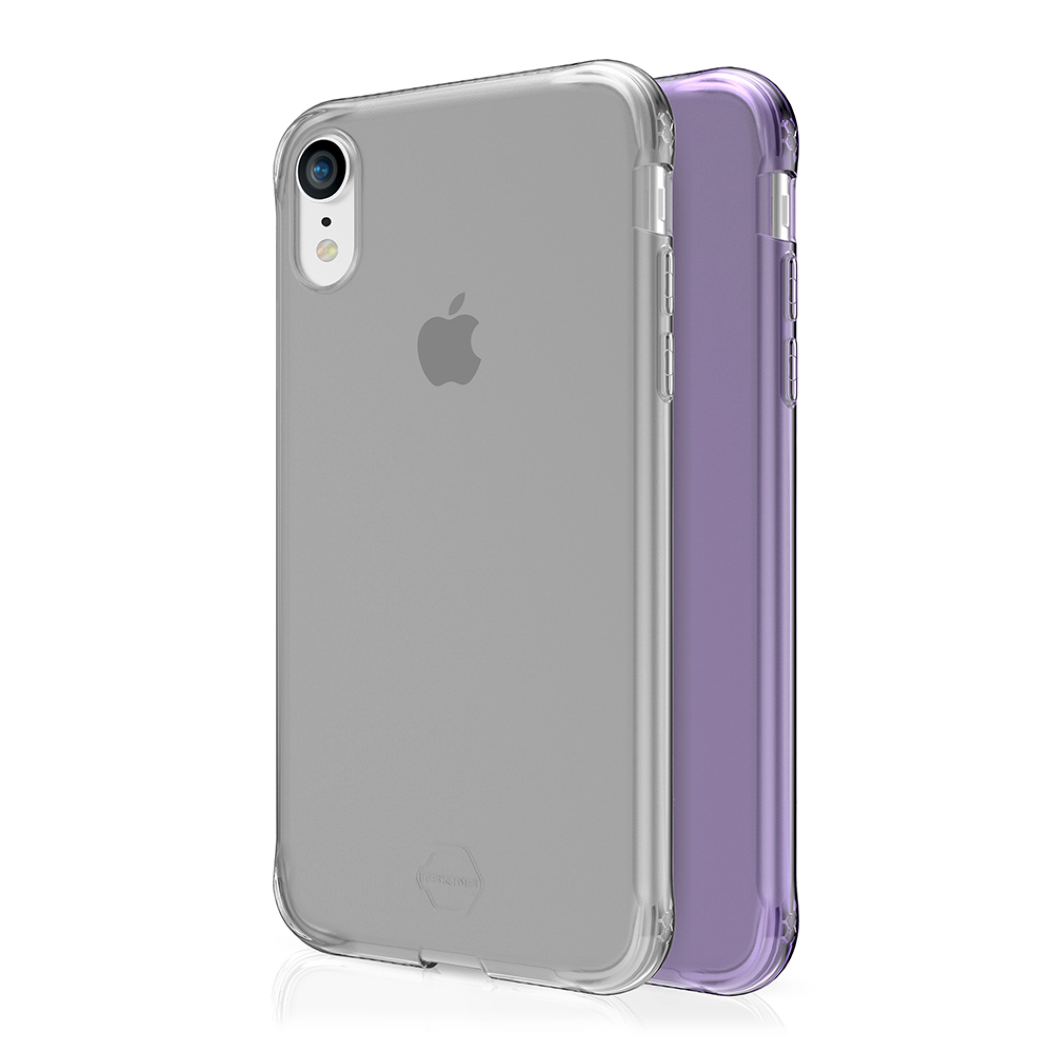 ITSKINS NANO DUO cover for iPhone XR®. Light purple and transparent