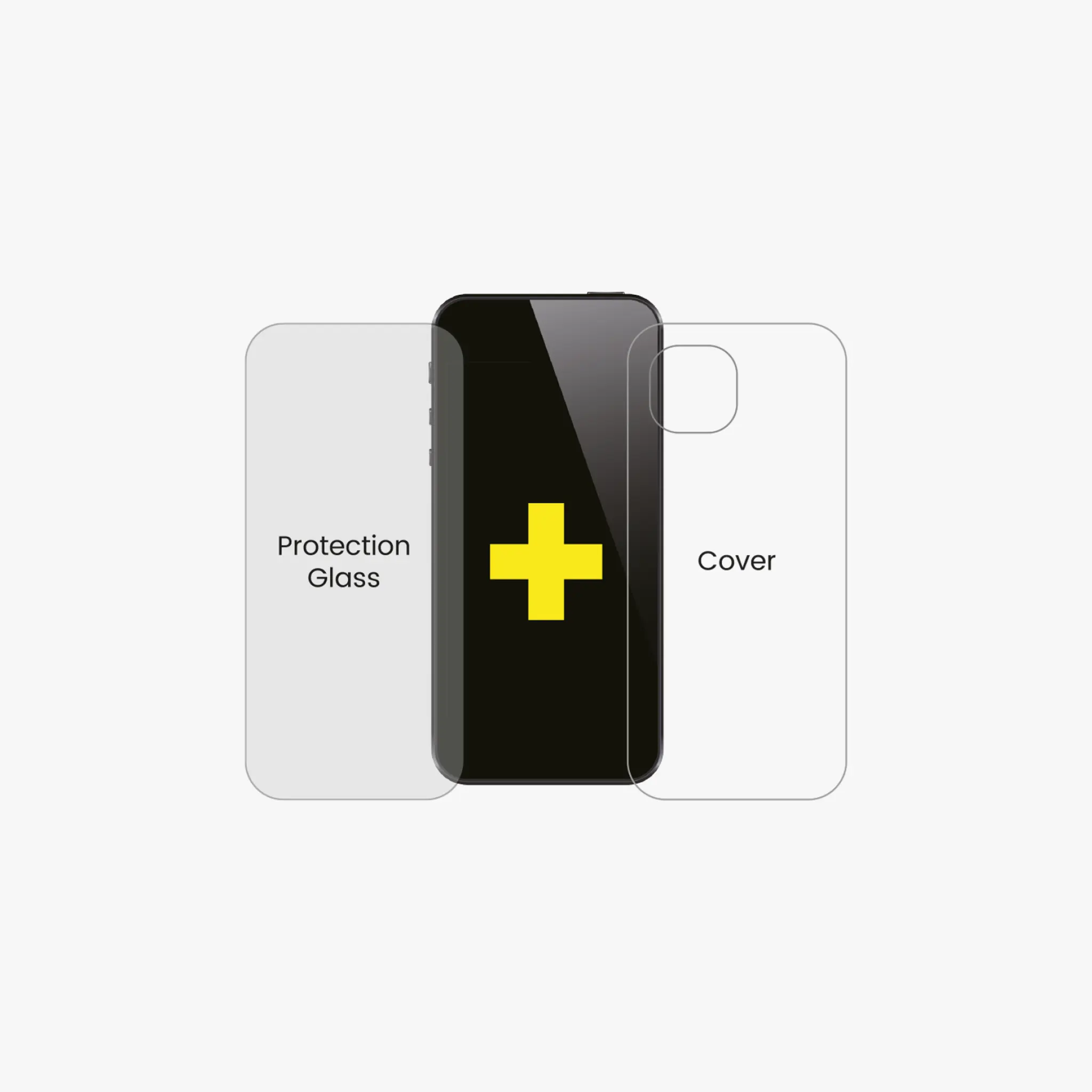 Techammo Protection Glass + Cover iPhone® 12/12 Pro