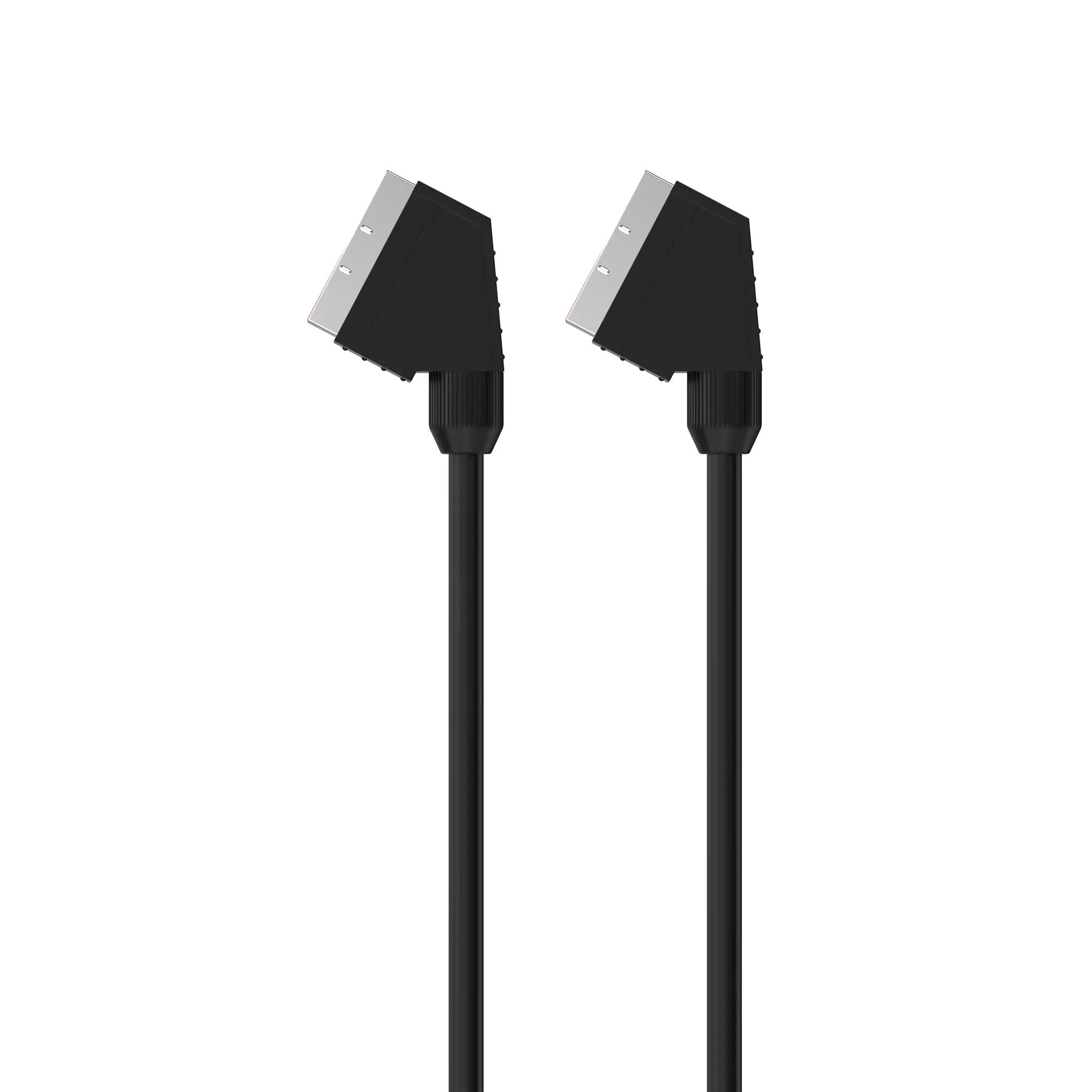 Sinox Scart-kabel. 0.75m. Svart
