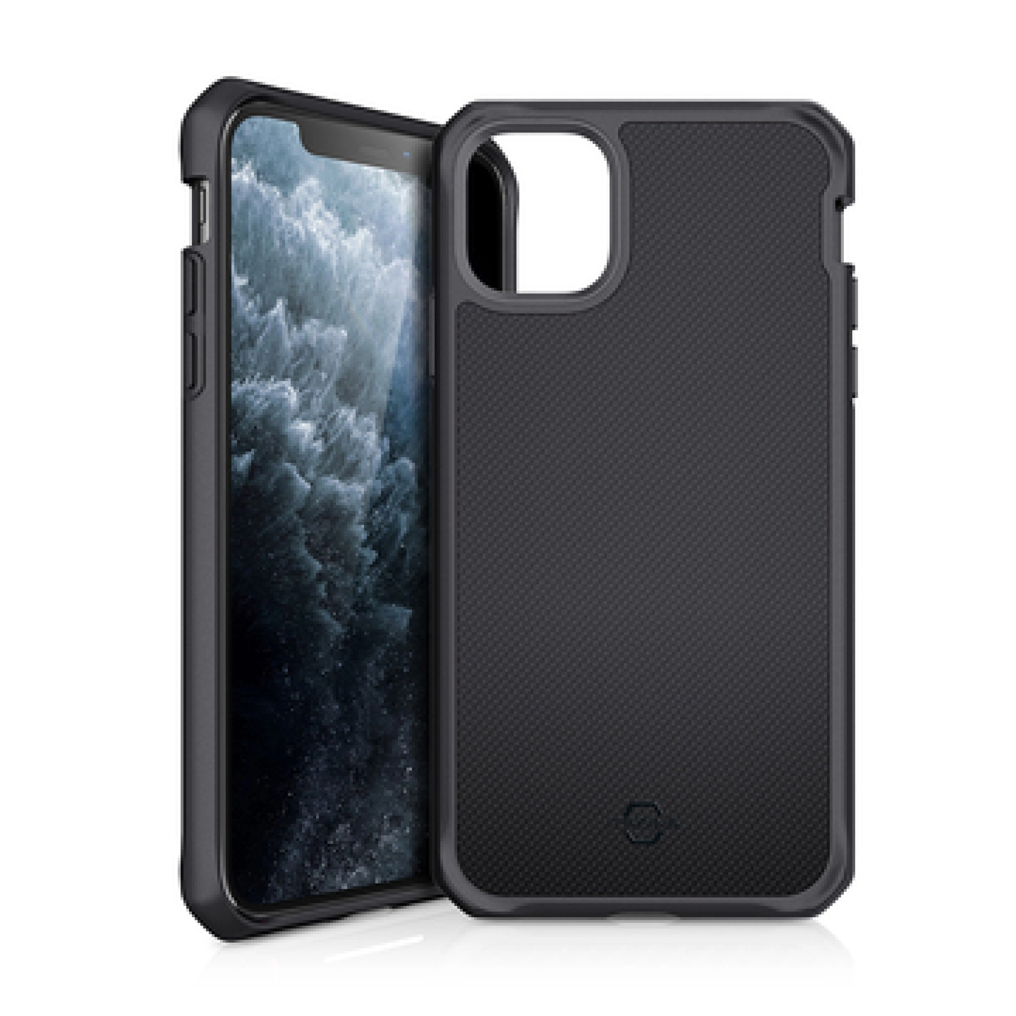 ITSKINS BALLISTIC﻿ NYLON cover for iPhone 11 Max / XS Max®. Black