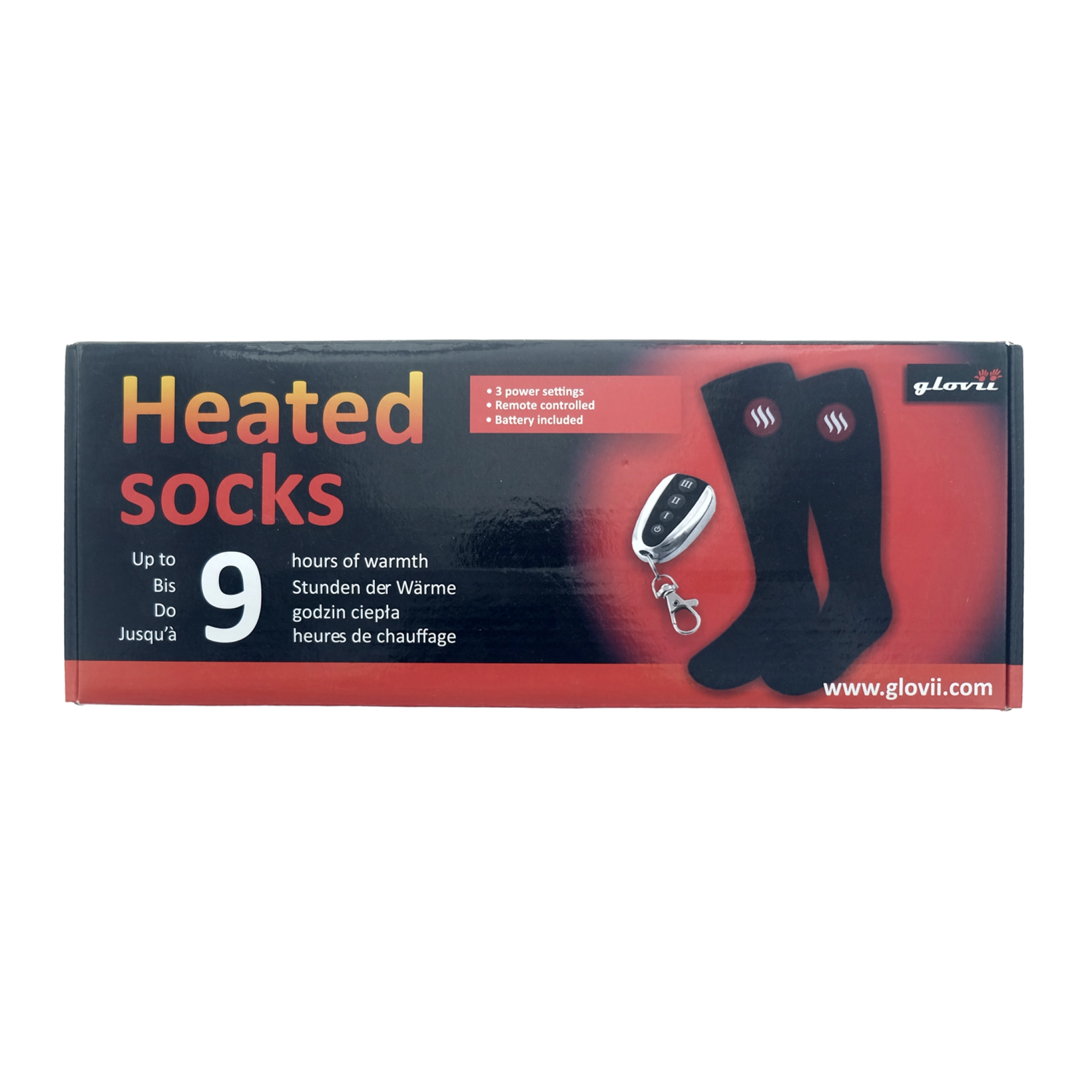 Glovii Heated Socks with Remote M. Black Glovii Heated Socks with Remote M. Black