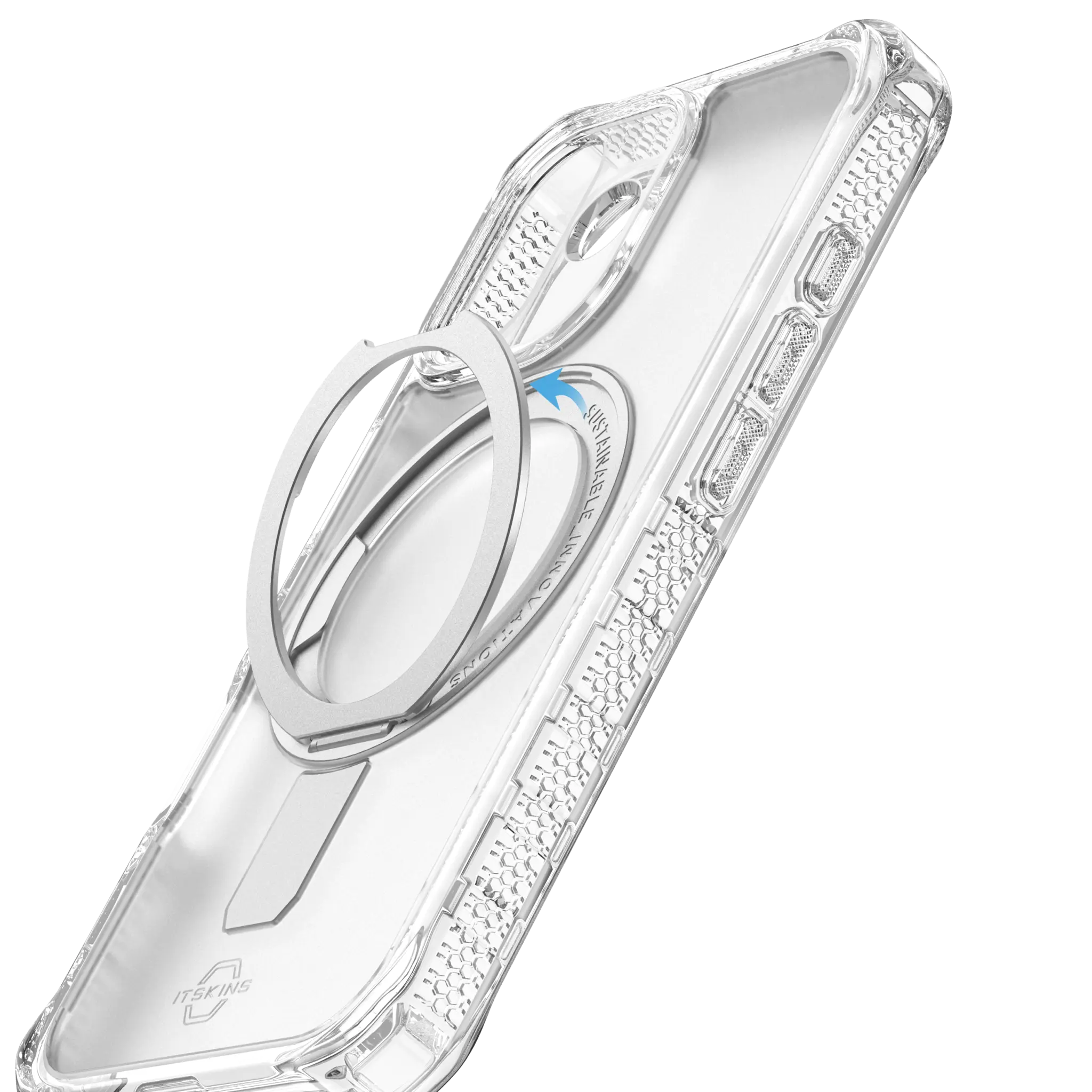 ITSKINS HYBRID R // VAPOR med MagSafe® for iPhone 17®. Gjennomsiktig