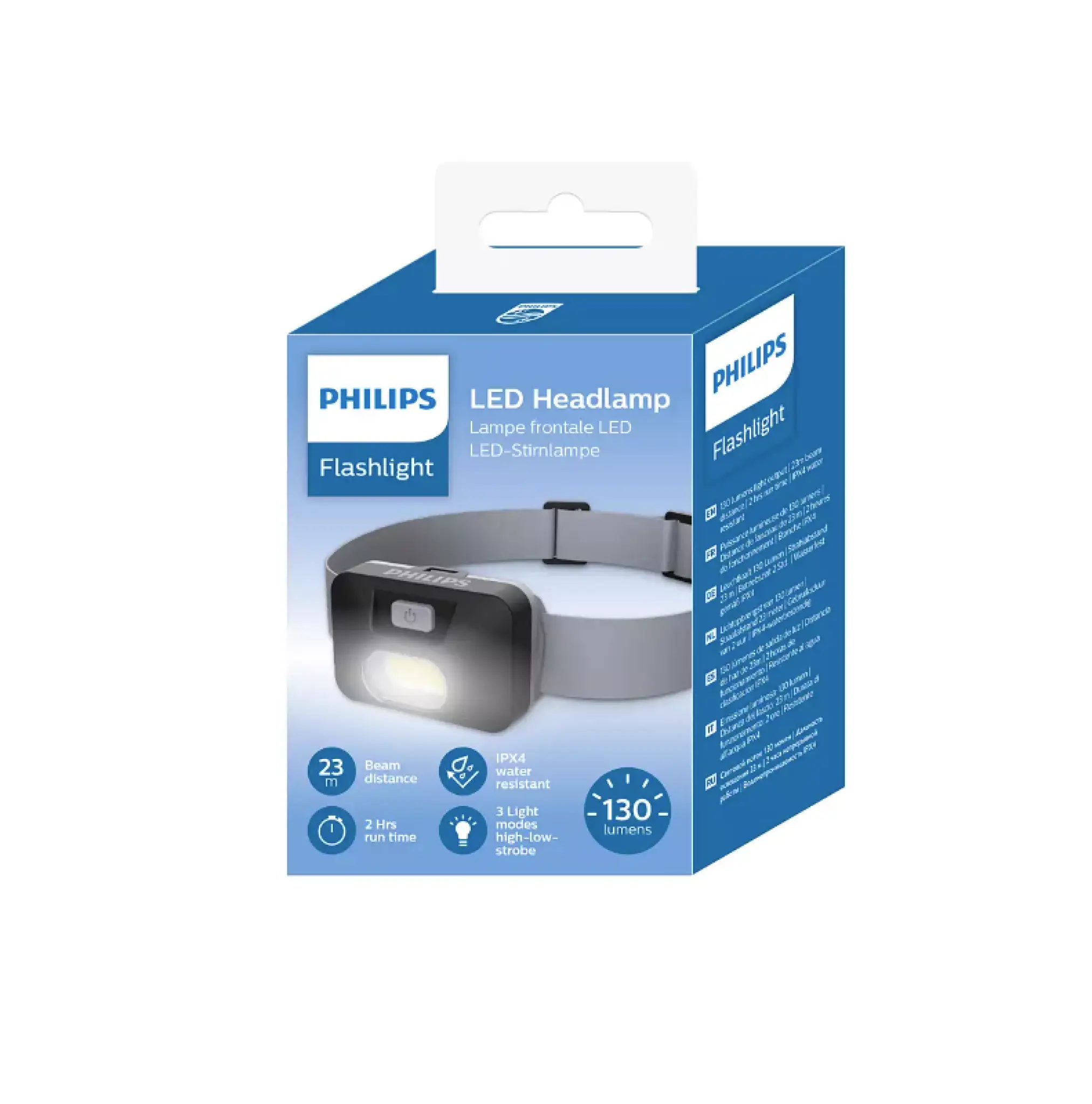 Philips hodelykt. Svart/grå